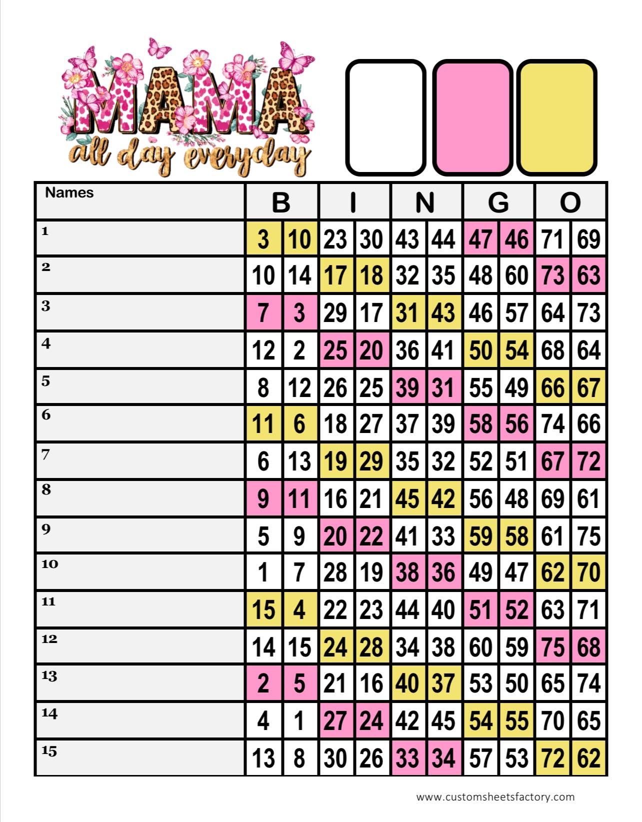 Mama All Day Everyday - Various Designs