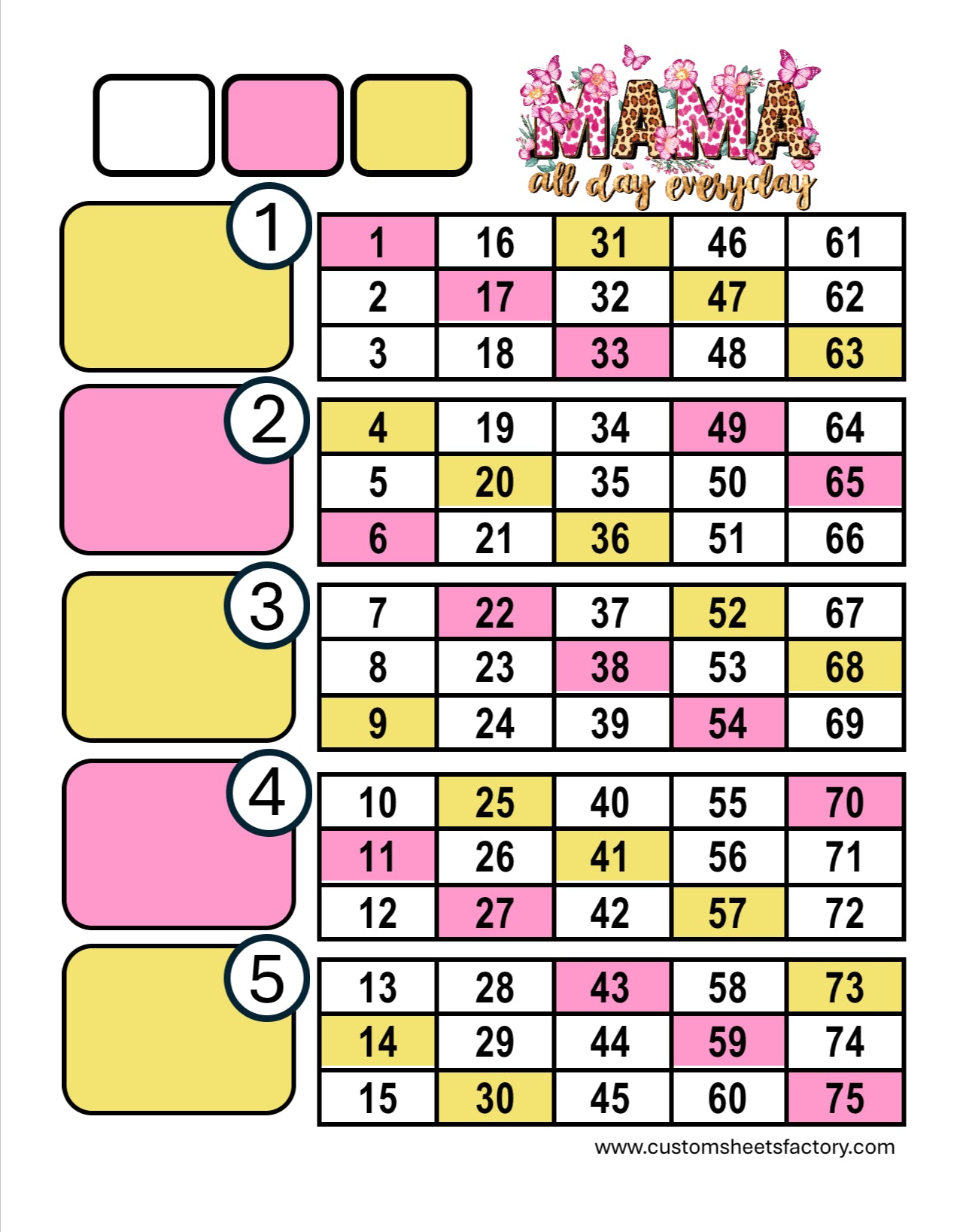 Mama All Day Everyday - Various Designs