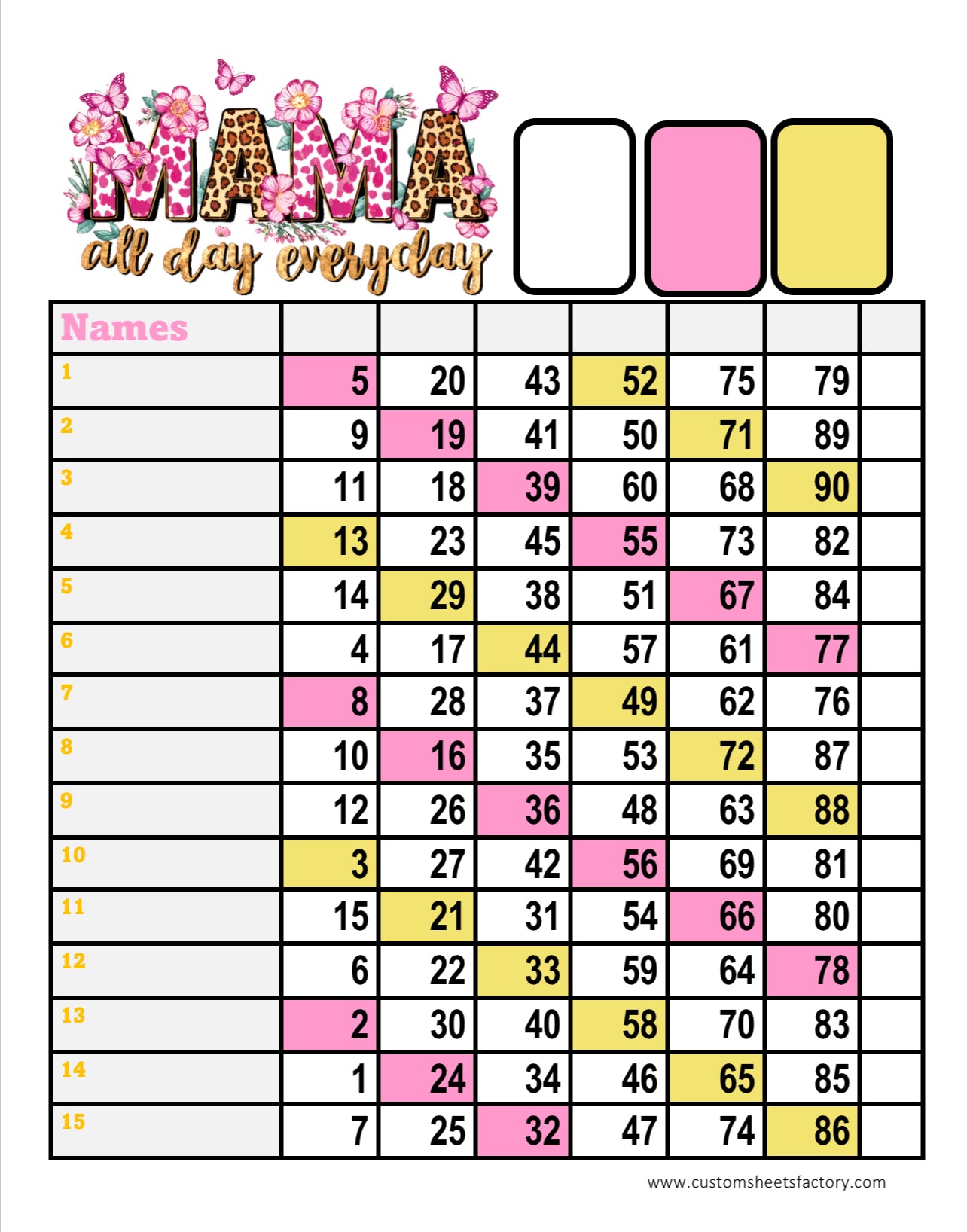 Mama All Day Everyday - Various Designs