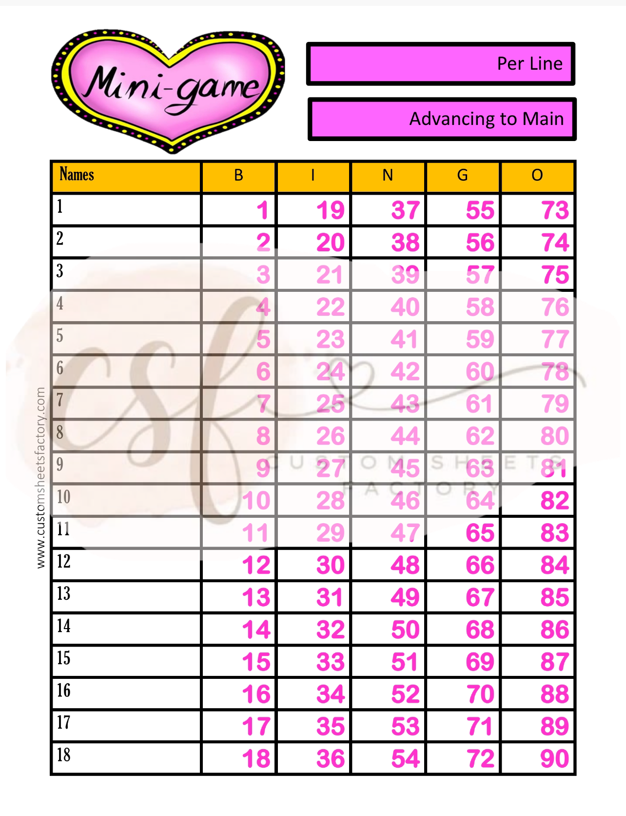 Mini Game - 75 & 90s Ball