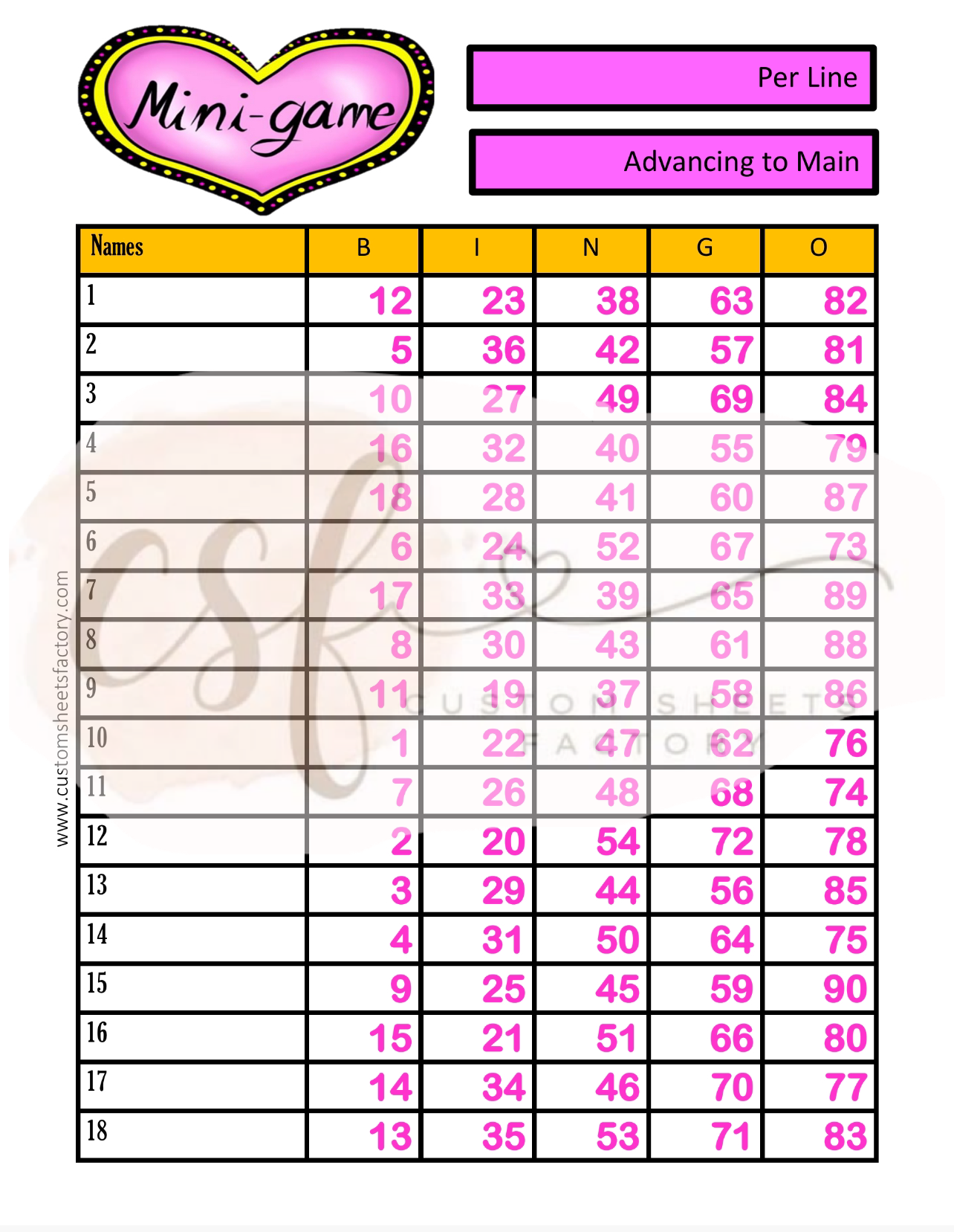 Mini Game - 75 & 90s Ball