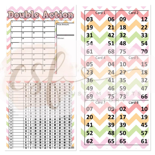 Zig Zag Double Action - 10 Number - 25 Card - Holders