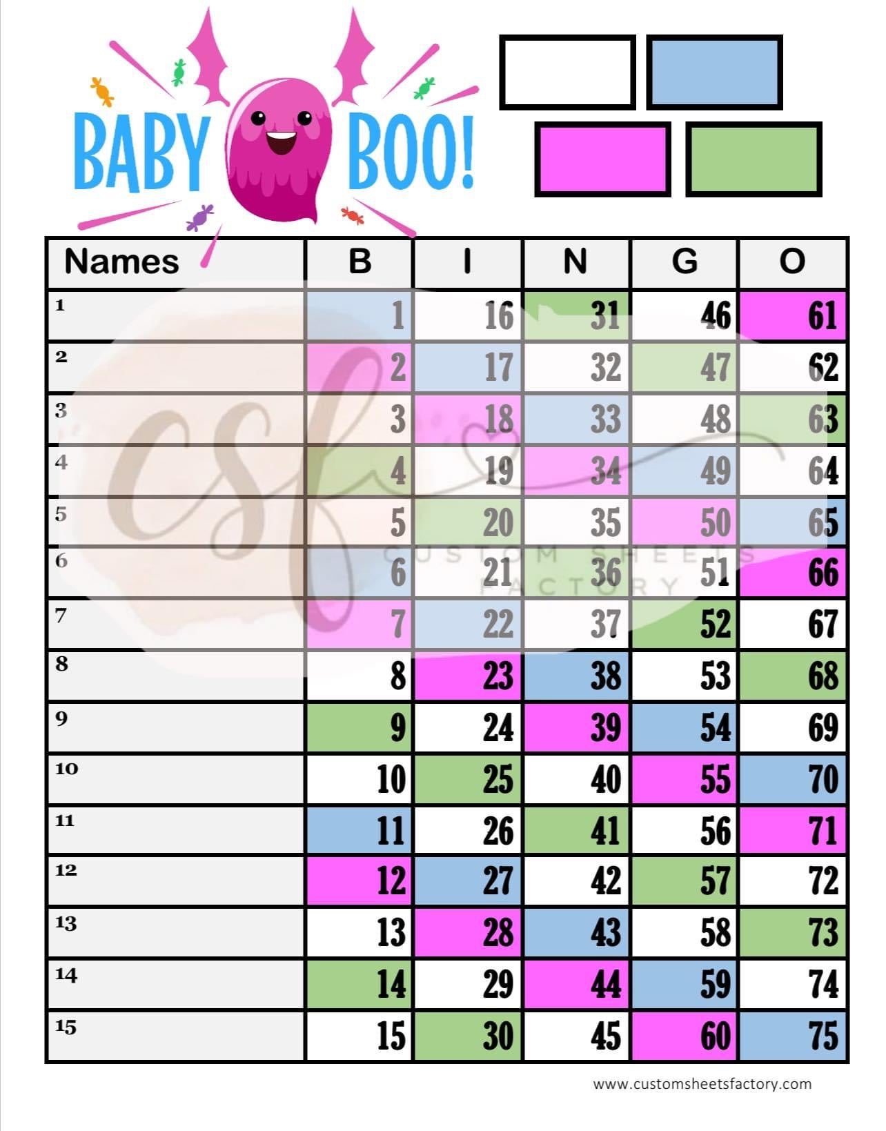 Baby Boo - 15 Line - Straight & Houdini