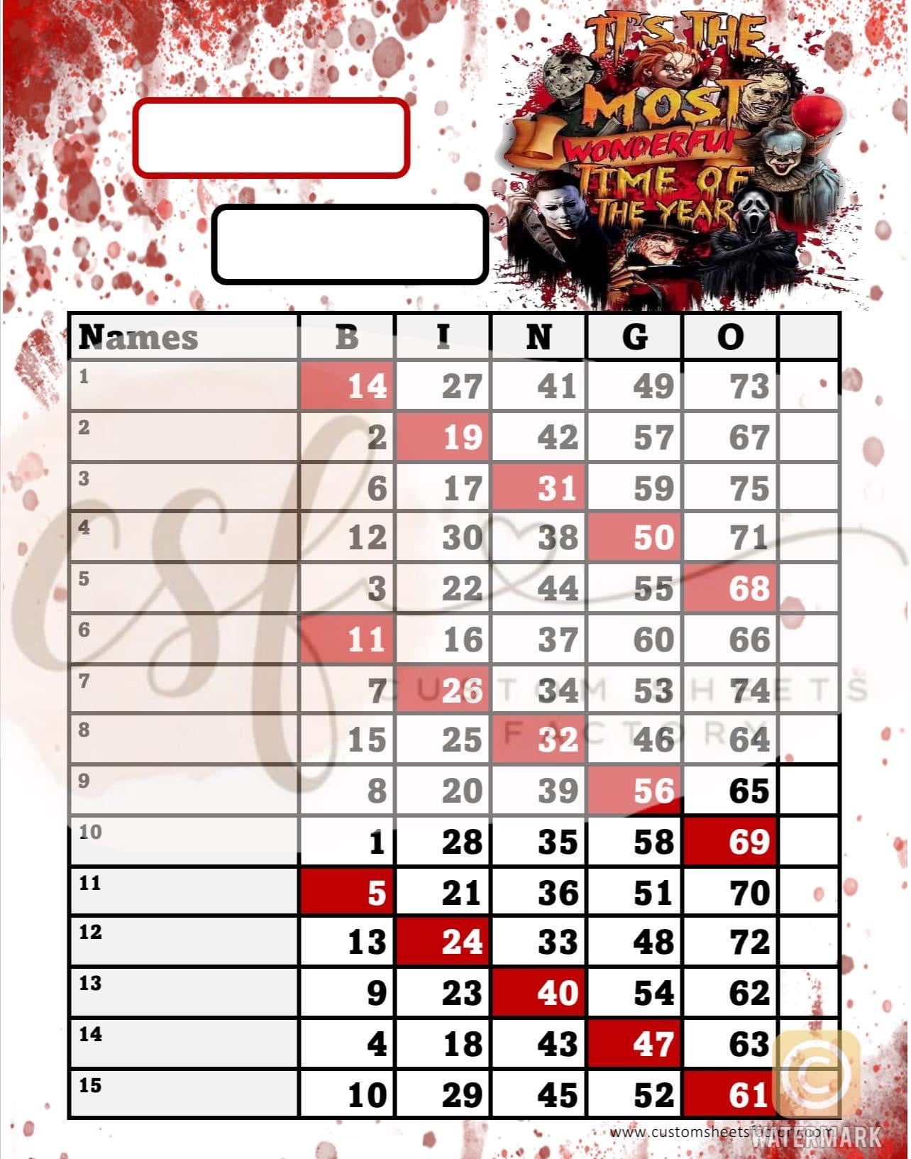 The most wonderful time of the year - Halloween - 15 Line