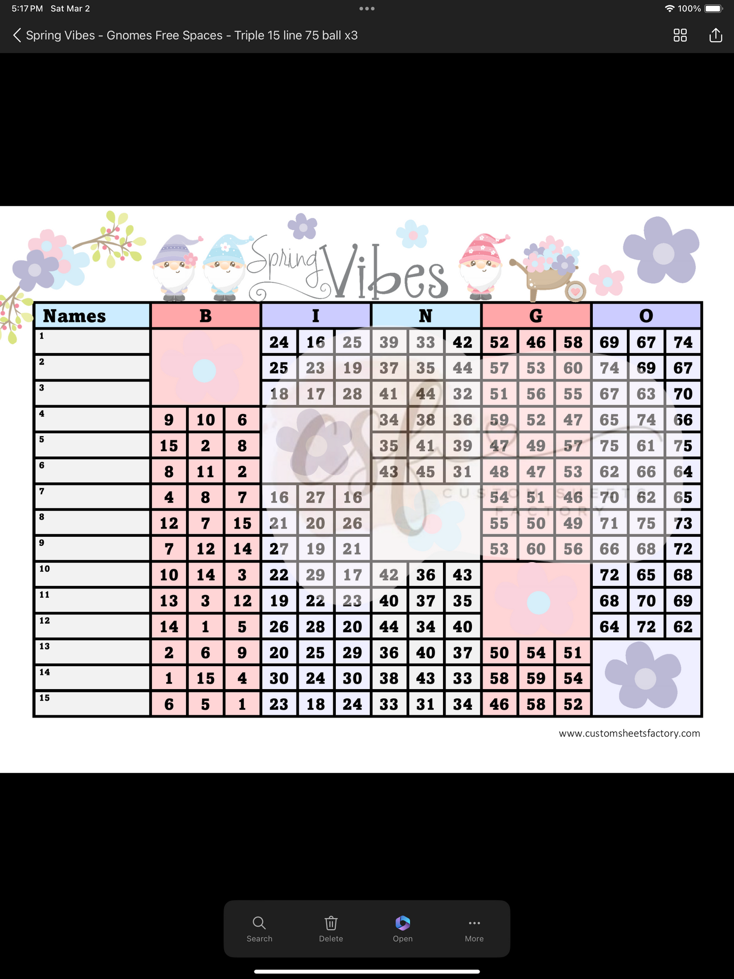 Spring Vibes Triple Action