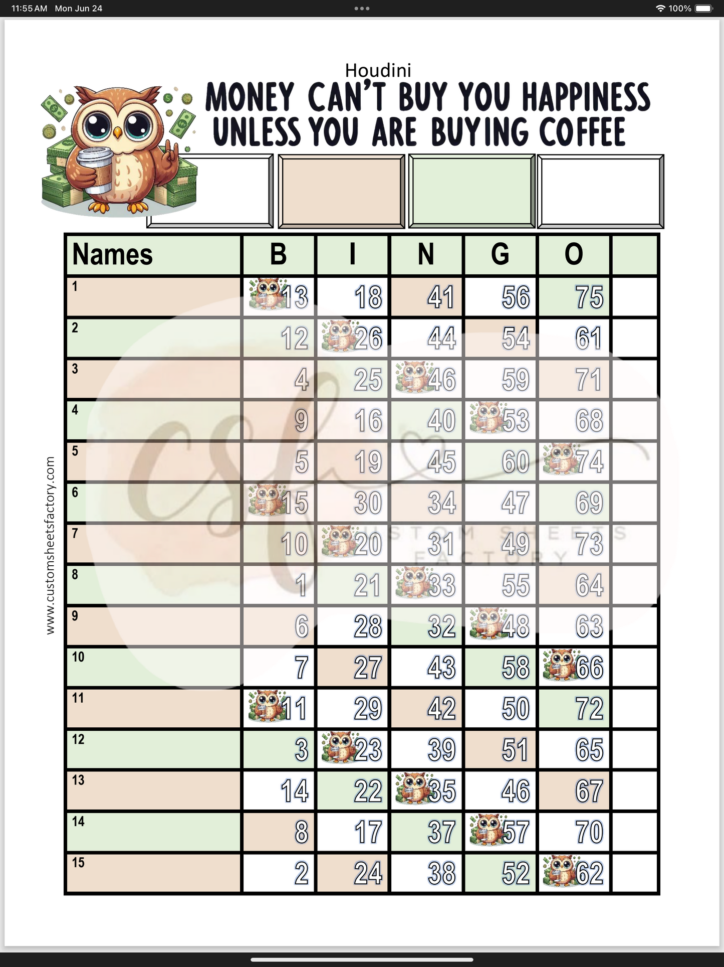 Money Cant Buy You Happiness Coffee - Various Designs