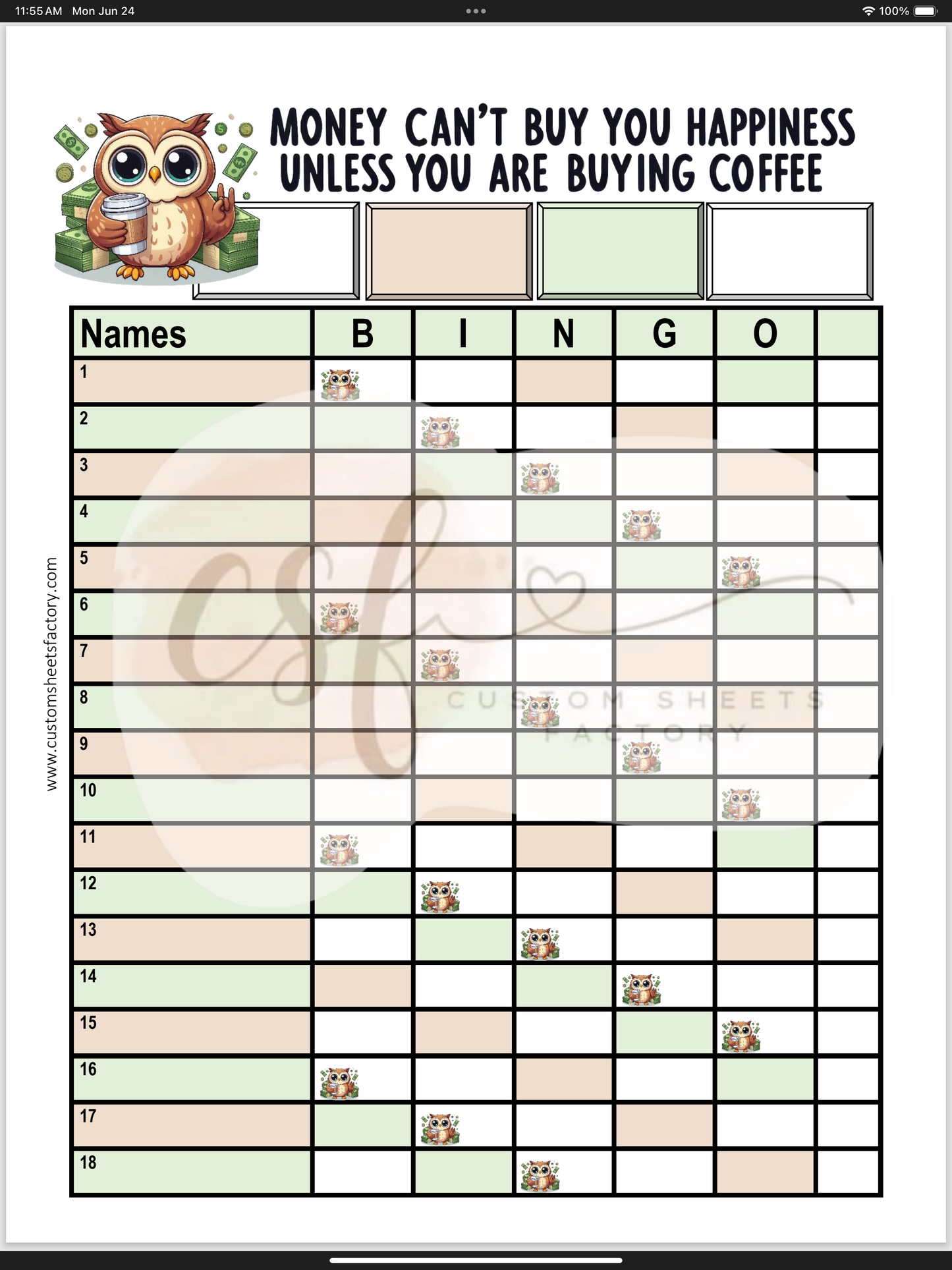 Money Cant Buy You Happiness Coffee - Various Designs