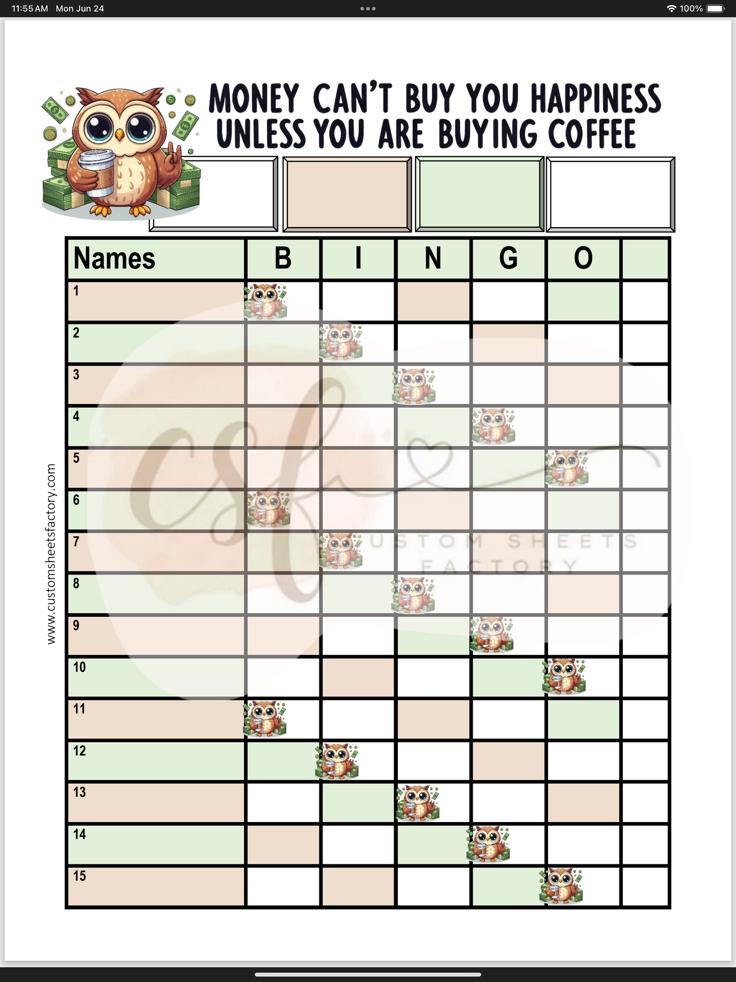 Money Cant Buy You Happiness Coffee - Various Designs