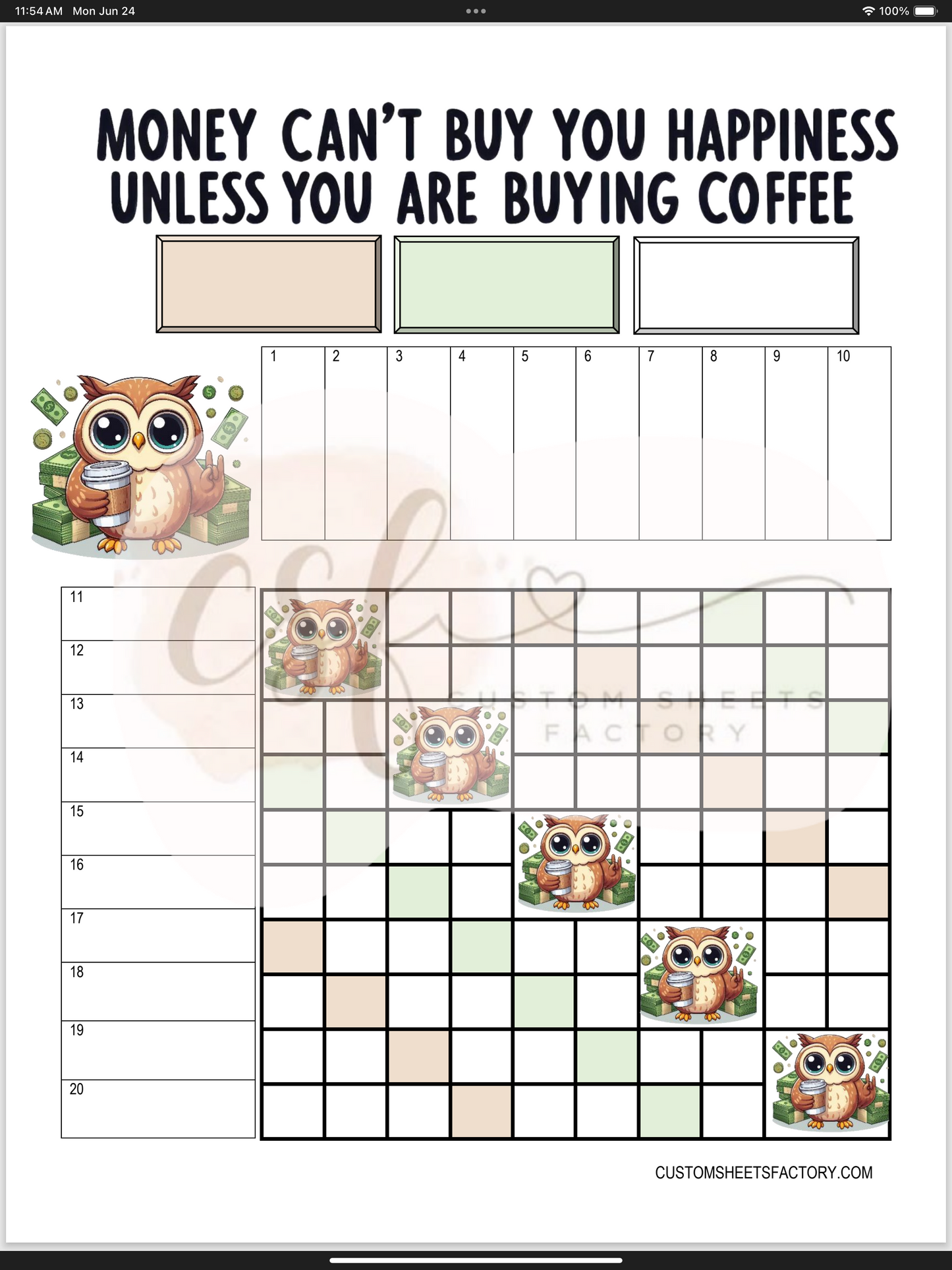 Money Cant Buy You Happiness Coffee - Various Designs