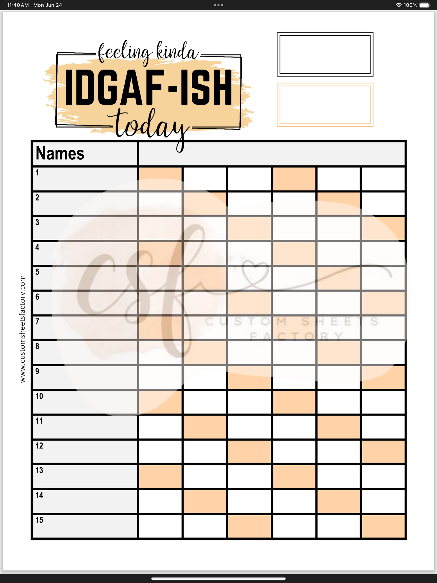 Kinda Feeling IDGAF ish - Various Designs