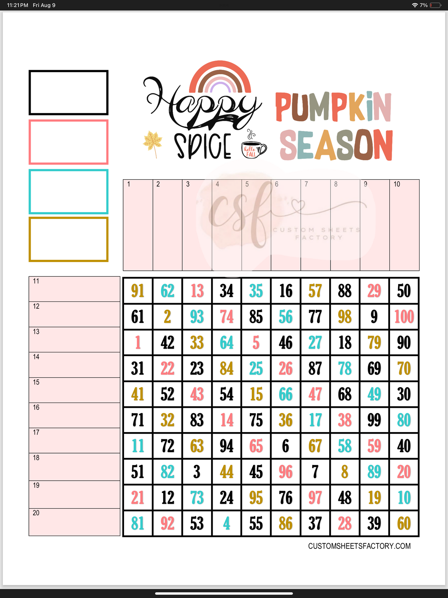 Happy Pumpkin Spice Season - Various Designs