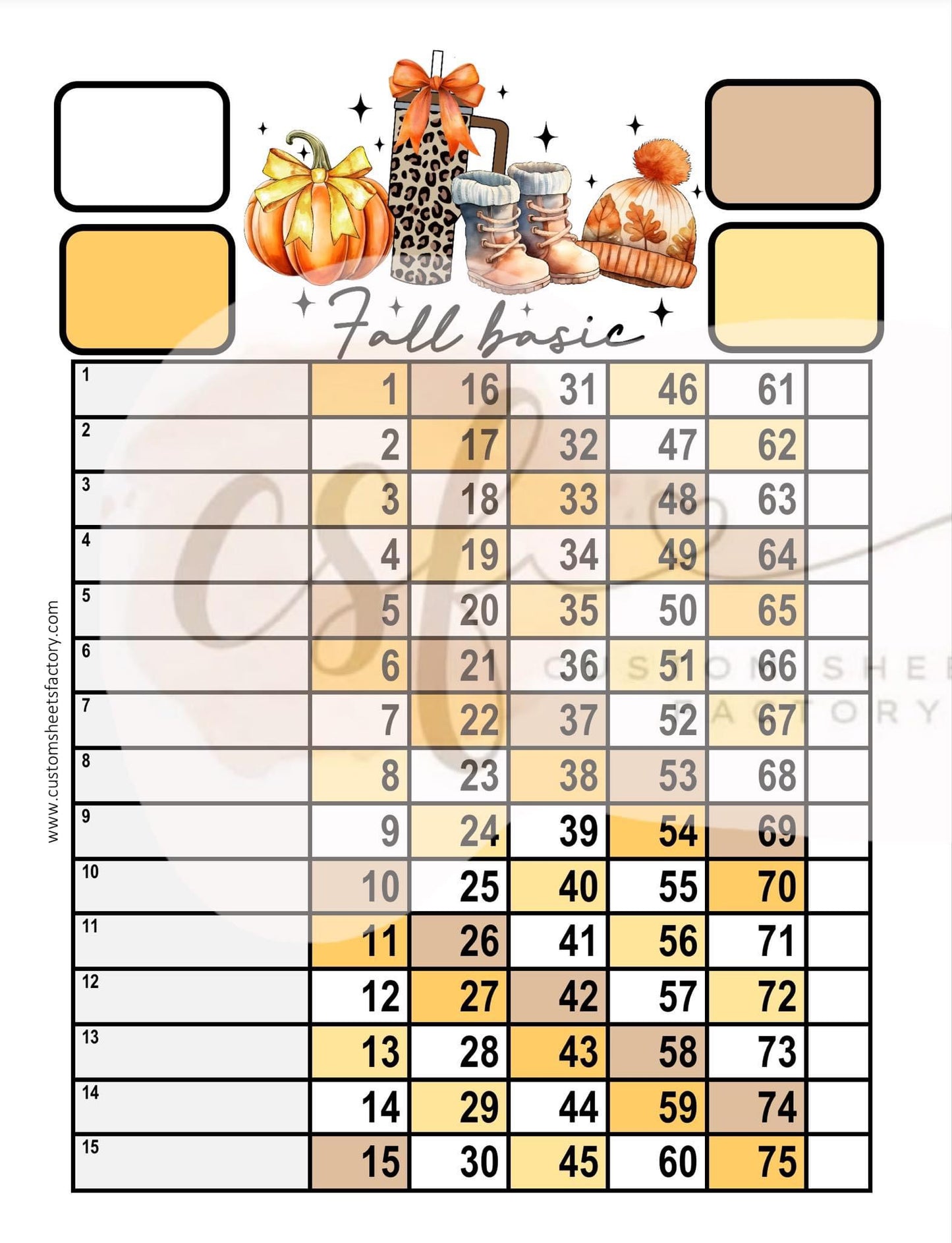 Fall Basics - 15 Line - 75 Ball