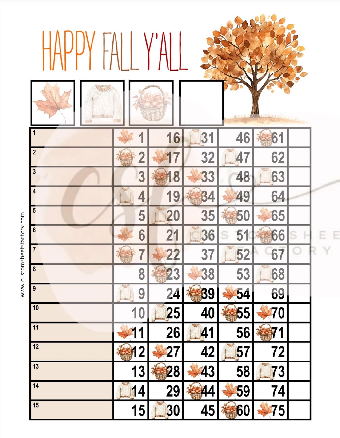 Happy Fall Yall - Various Designs