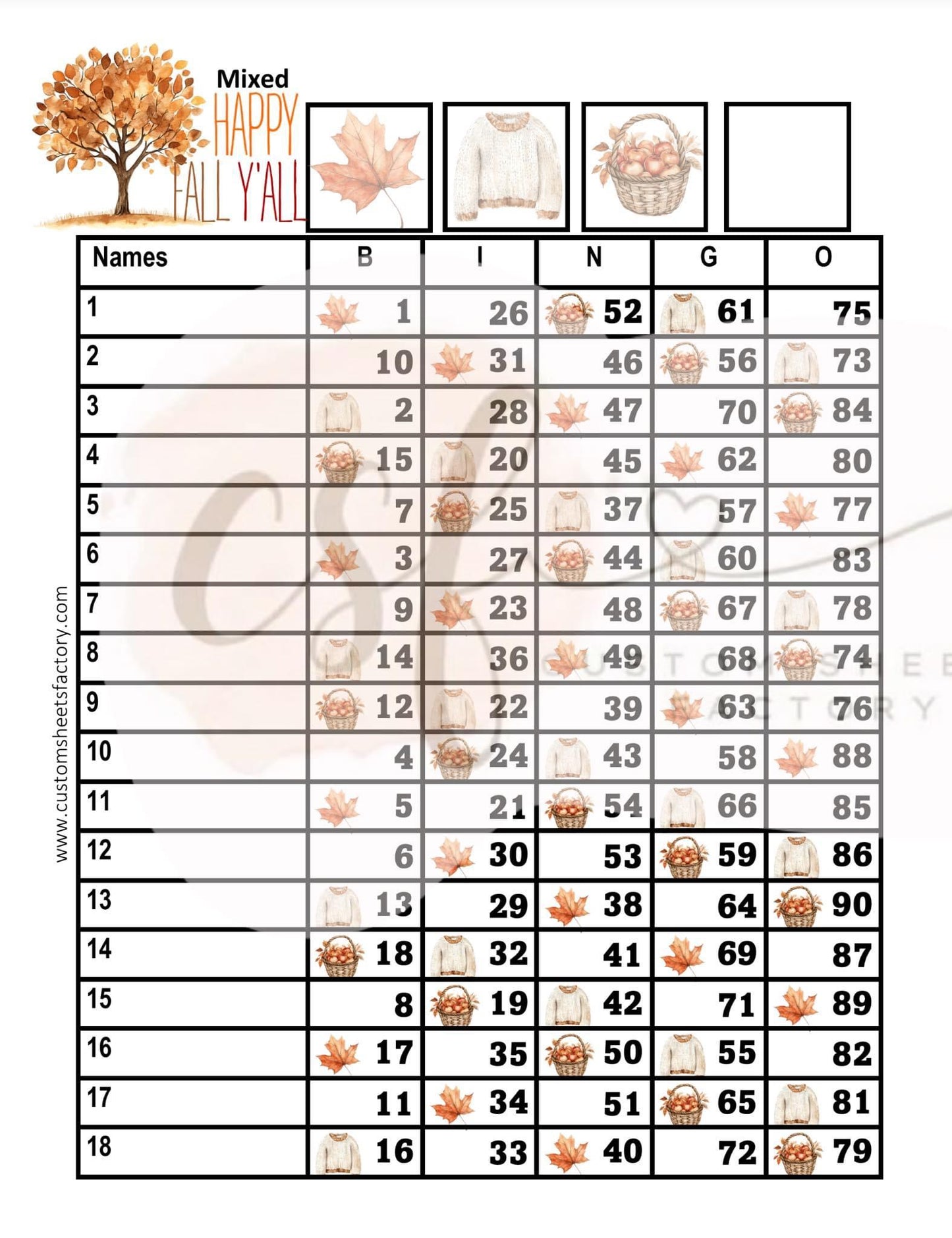 Happy Fall Yall - Various Designs