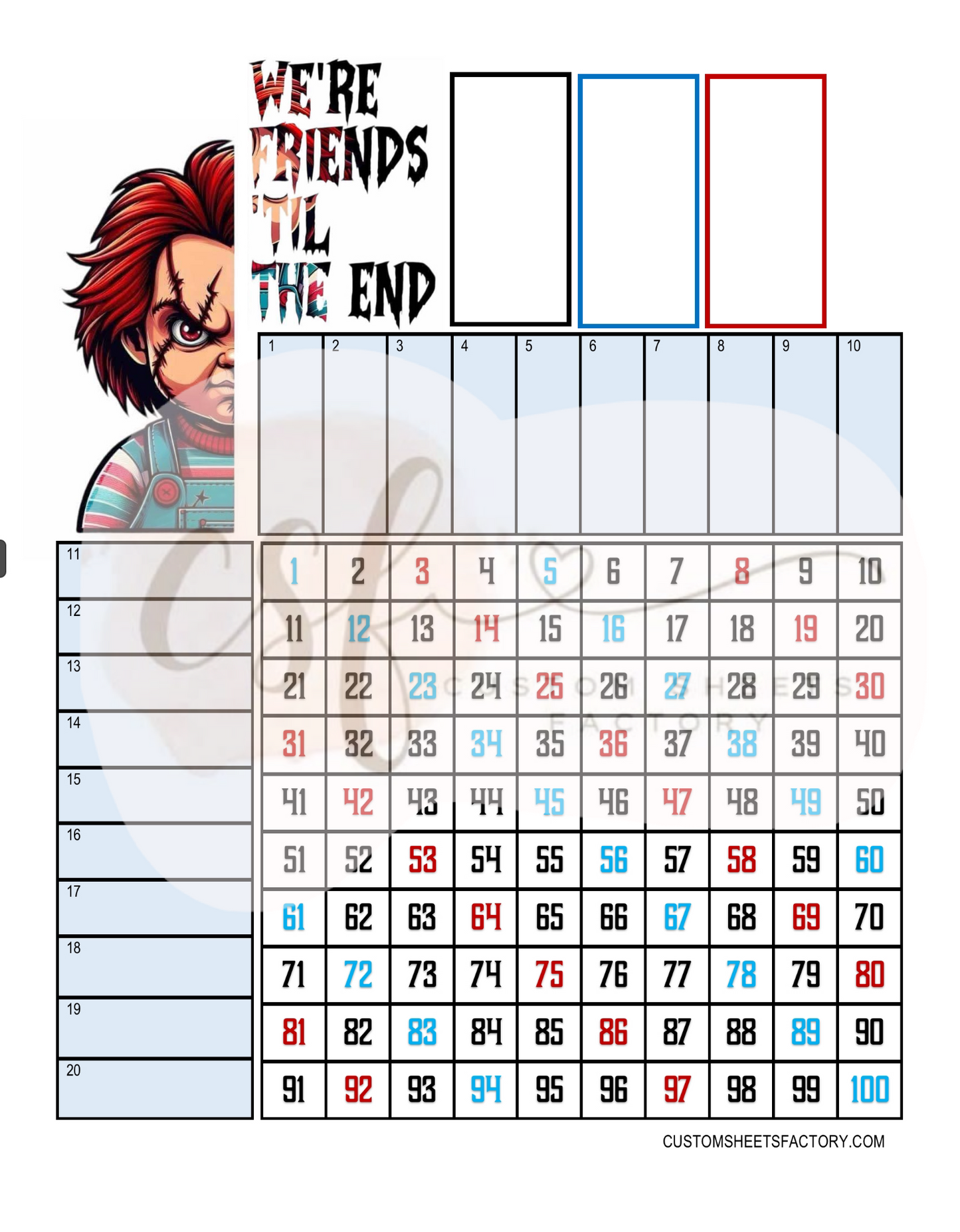 Were Friends till the End - Various Designs