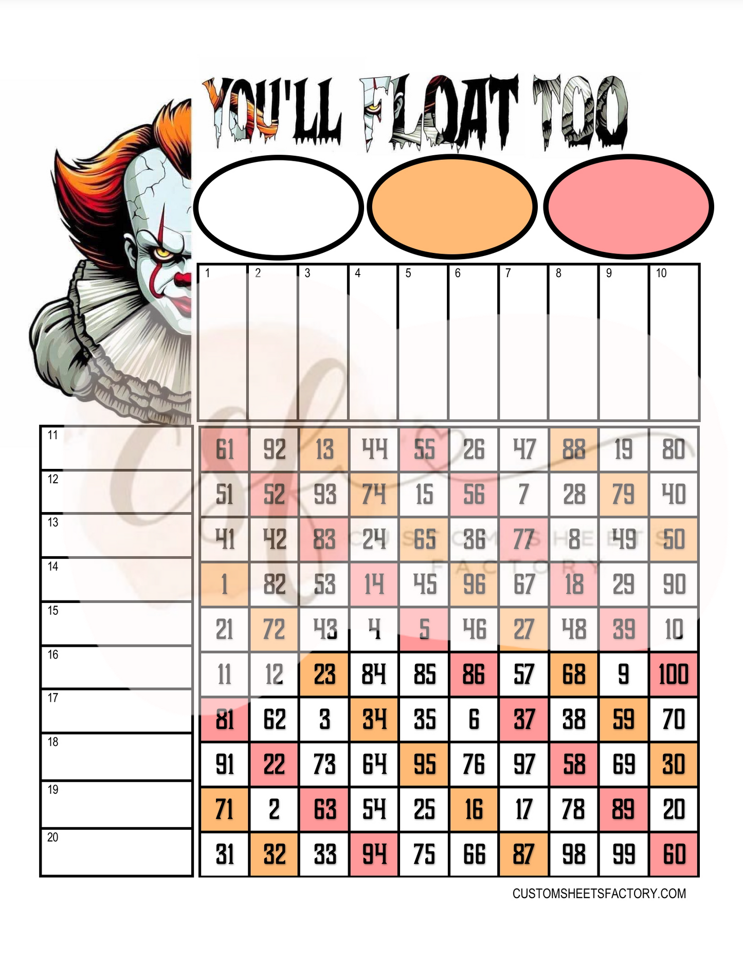 Youll Float Too - Various Designs