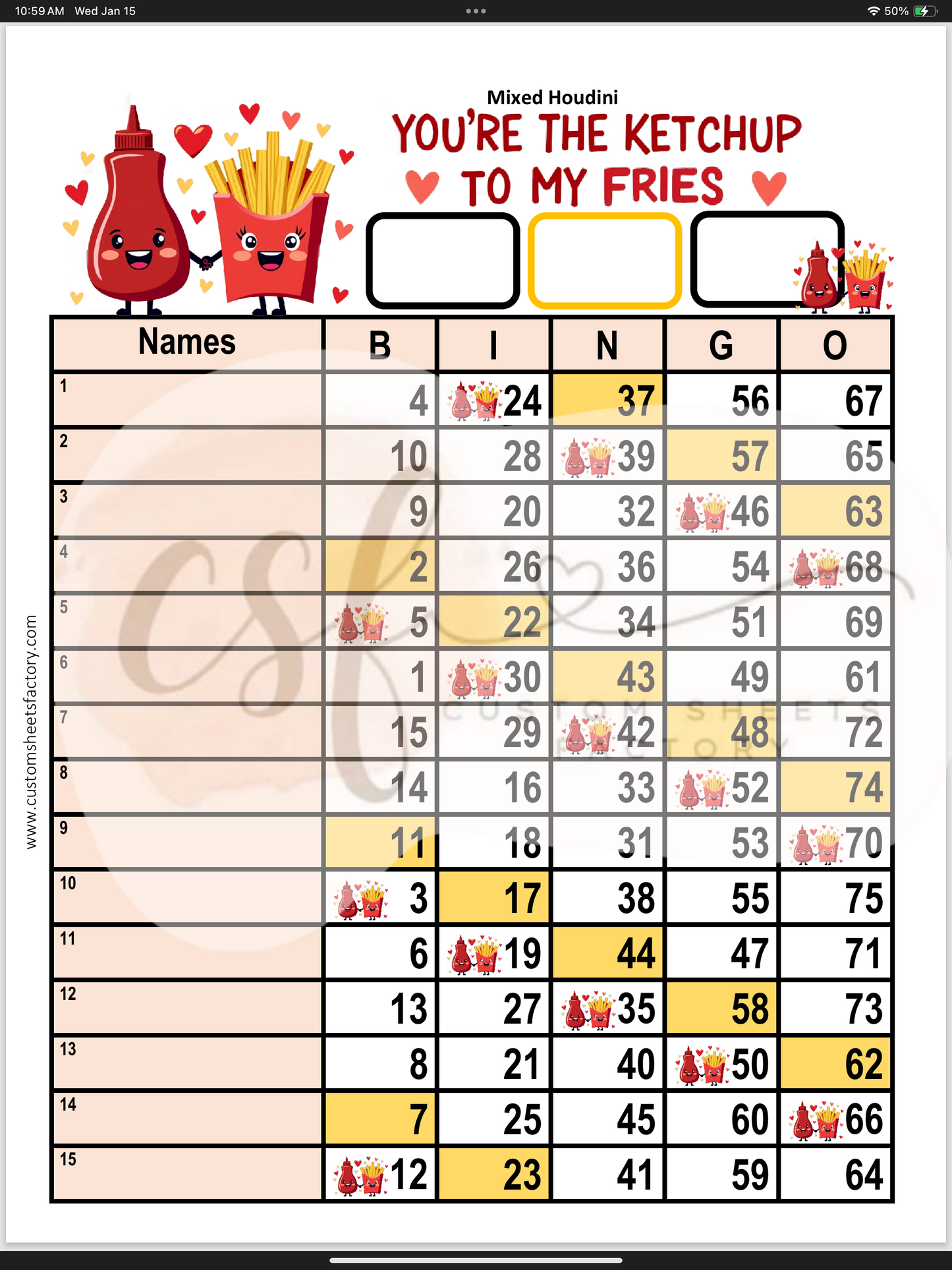 You're the Ketchup to my Fries - Various Designs