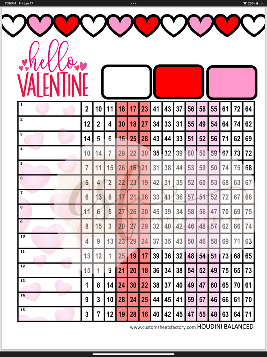 Hello Valentine - Various Designs