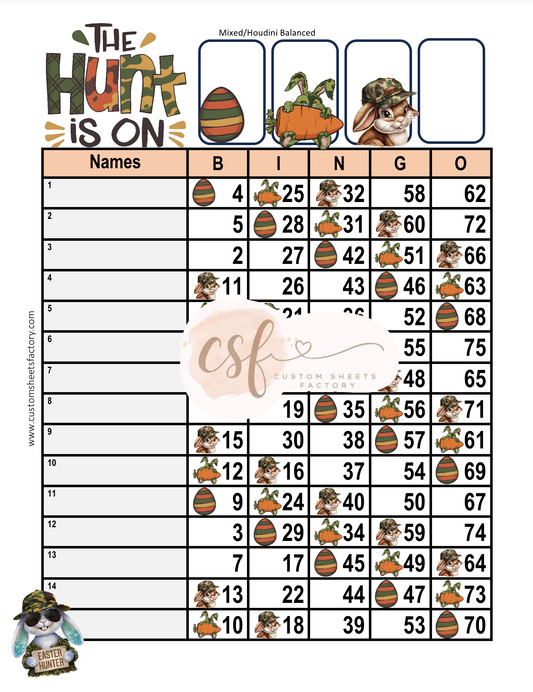 The Hunt is On - Camo Bunny