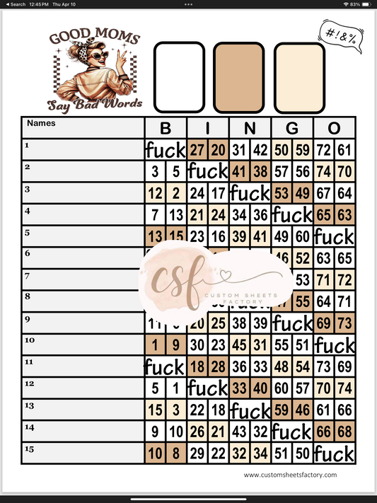 Good Moms Say Bad Words