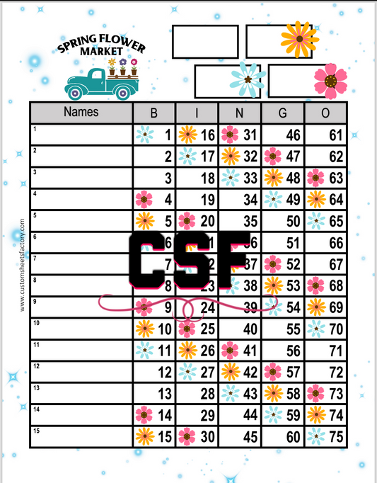 Spring Flower Market