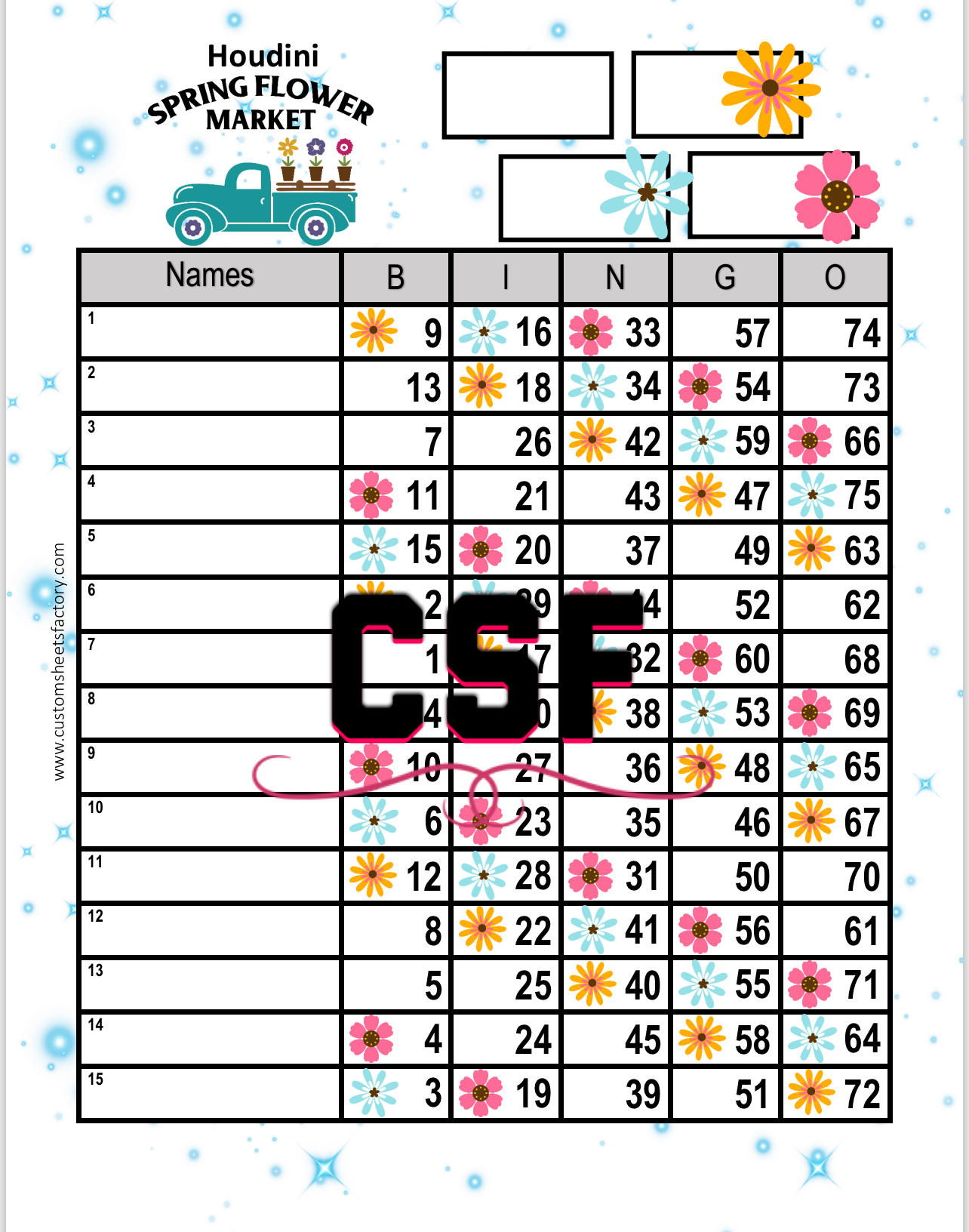 Spring Flower Market