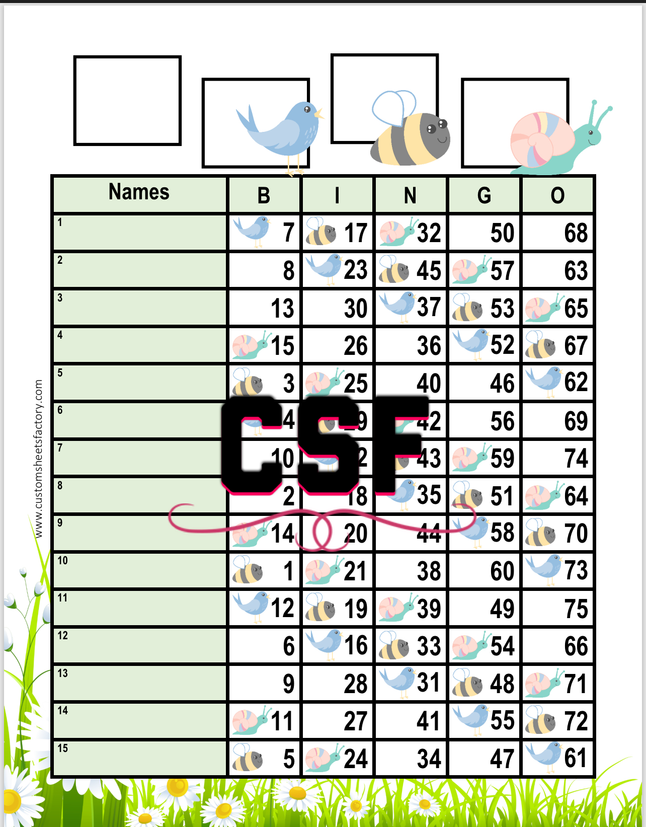 Bird Bee Snail Landing