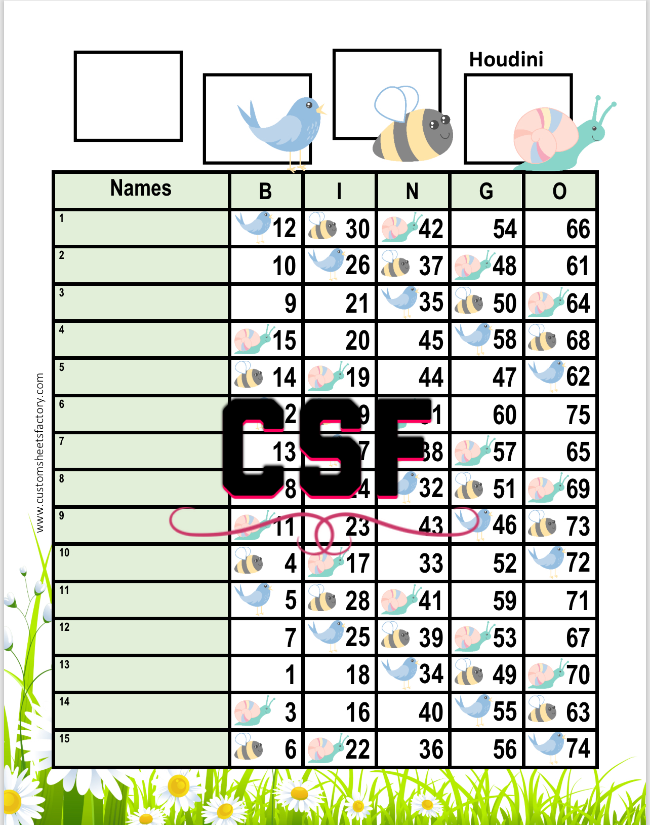 Bird Bee Snail Landing