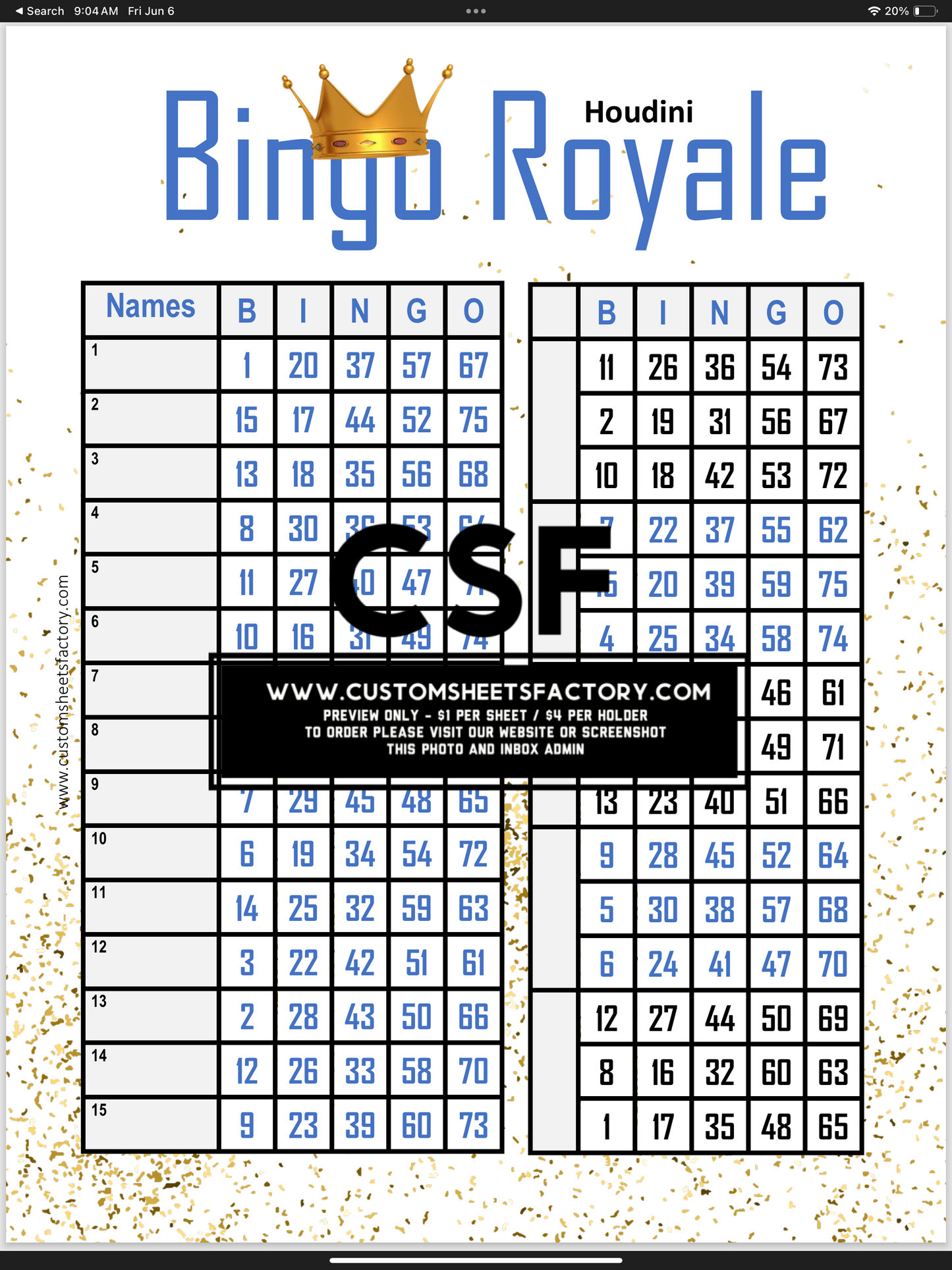 Bingo Royale