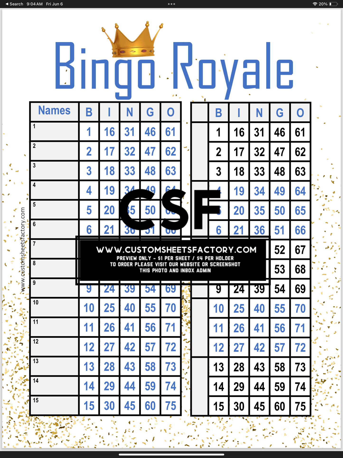 Bingo Royale
