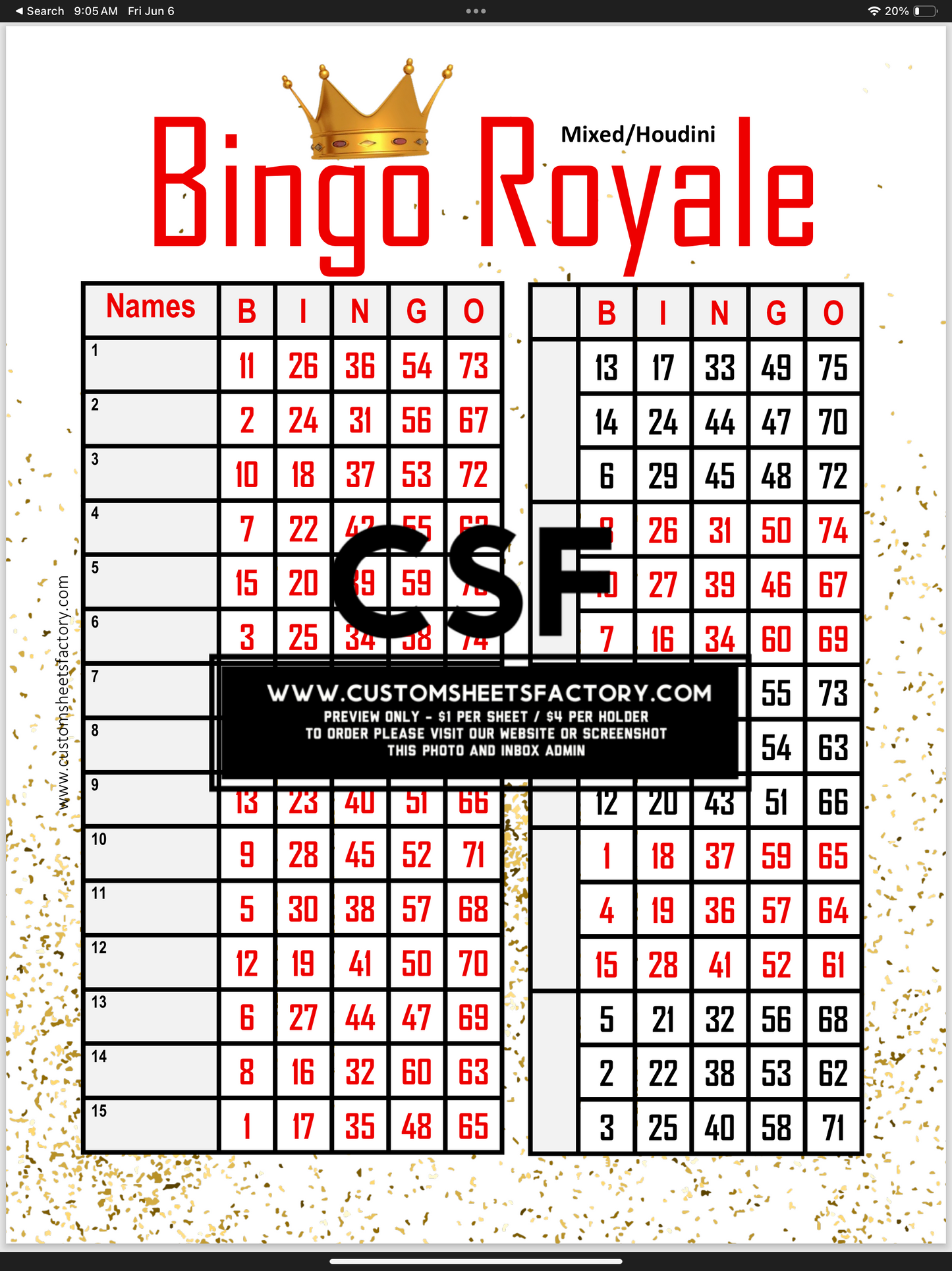 Bingo Royale
