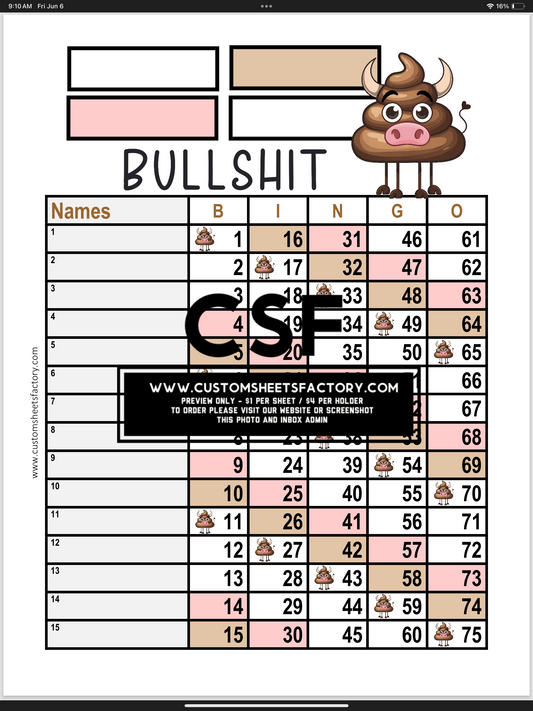 BullSh1T - Various Designs