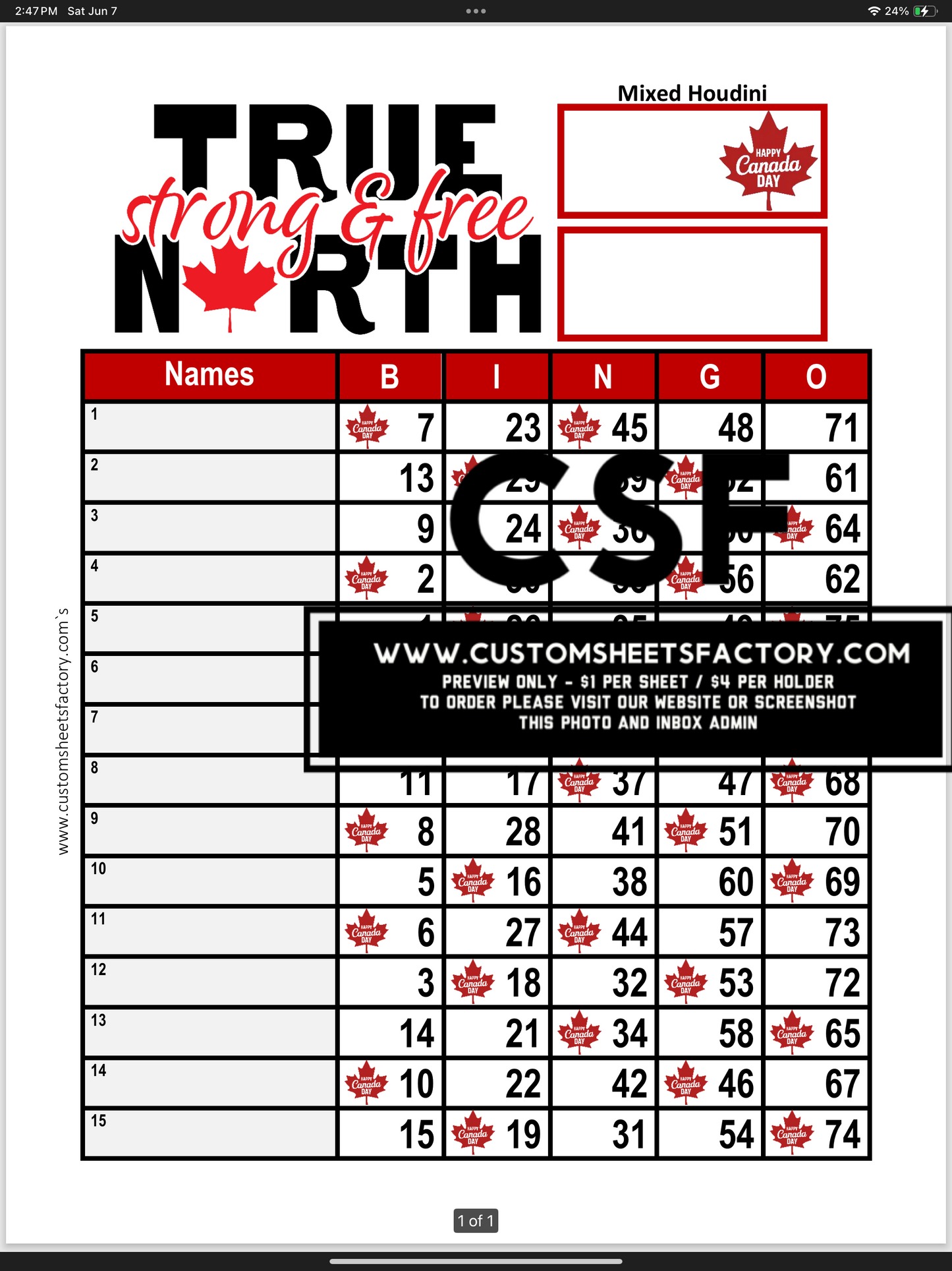 True North Strong & Free