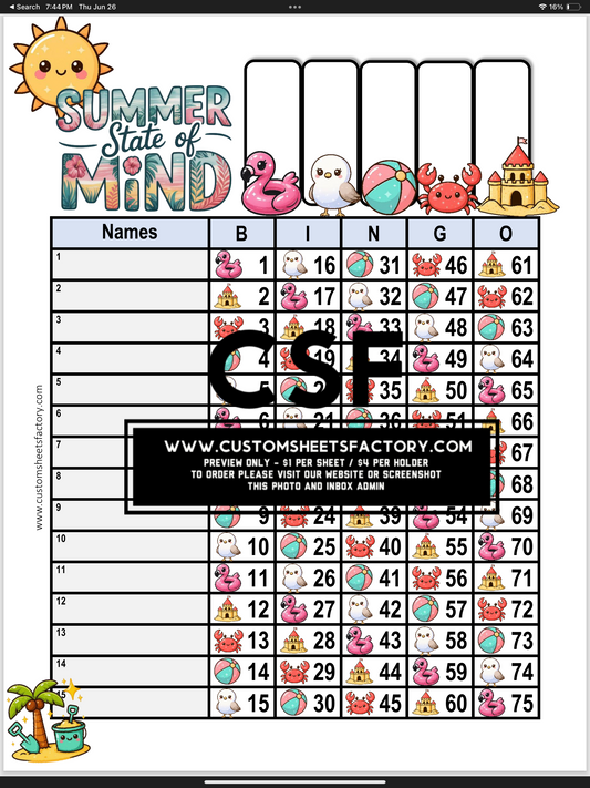 Summer State Of Mind - Various Designs