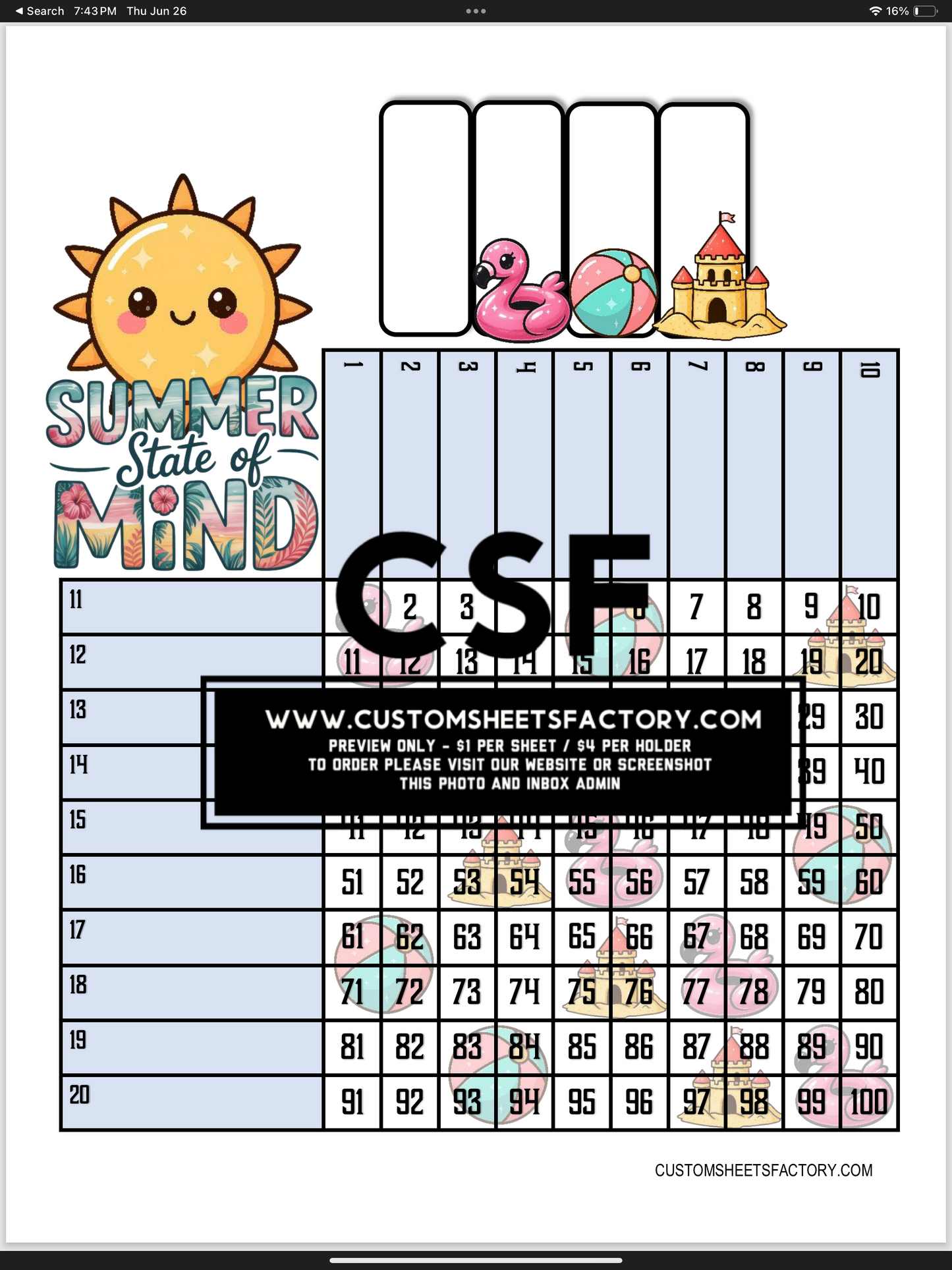 Summer State Of Mind - Various Designs