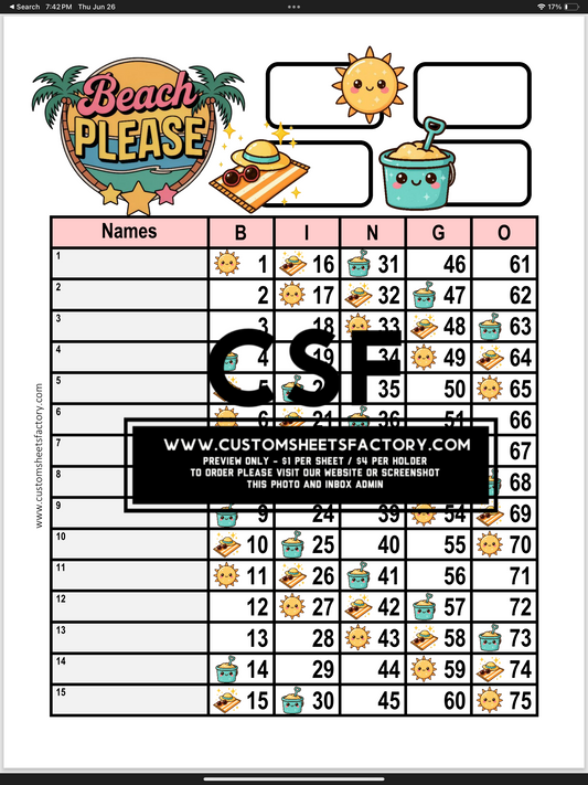 Beach Please - Sun Towel Bucket