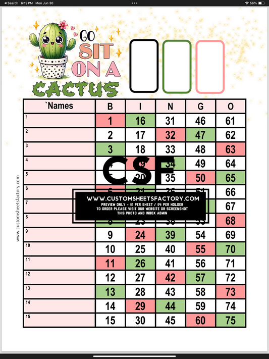 $5 Themed Bundles - Cactus