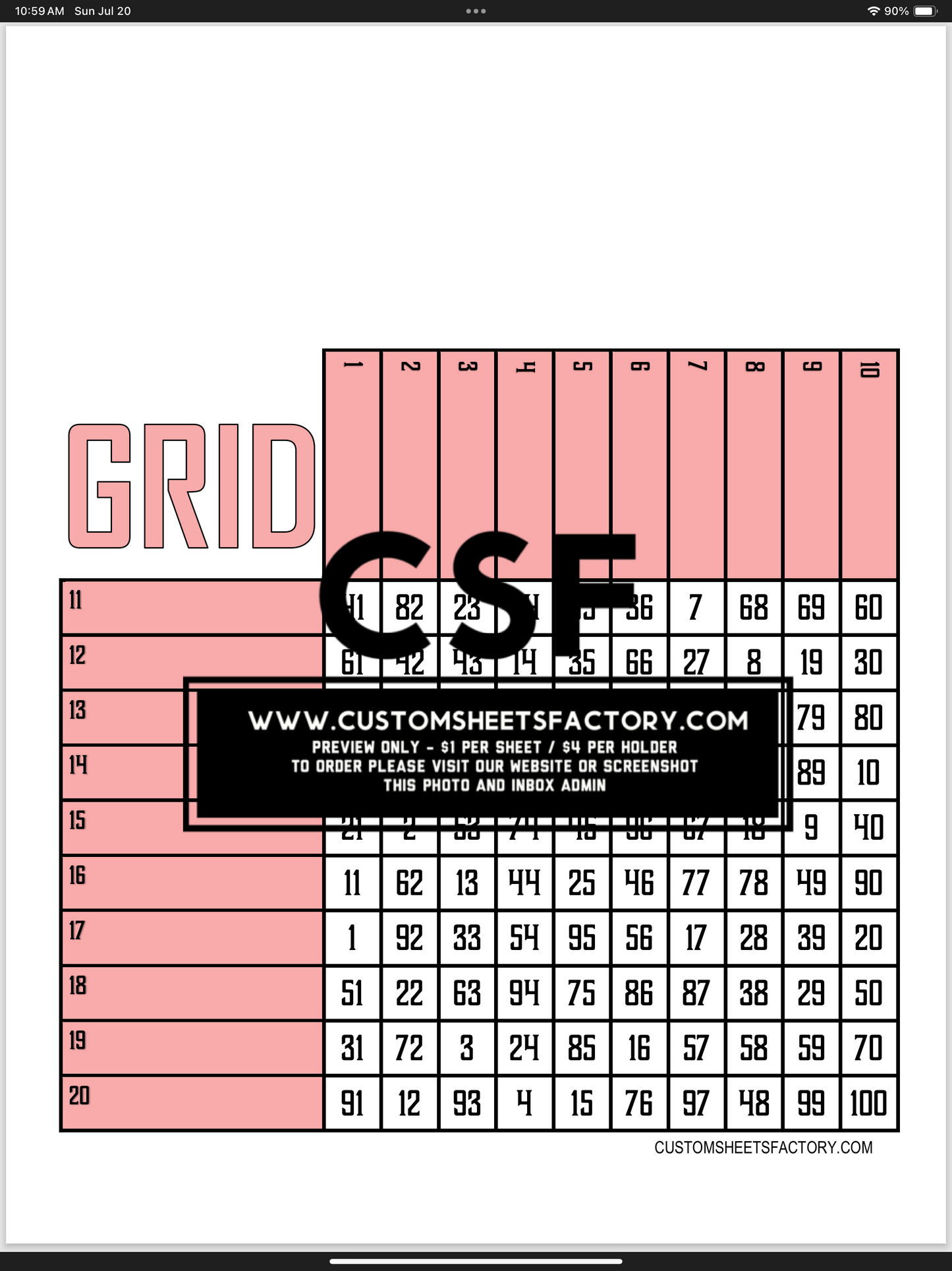 Grids Bundle - 20 boards