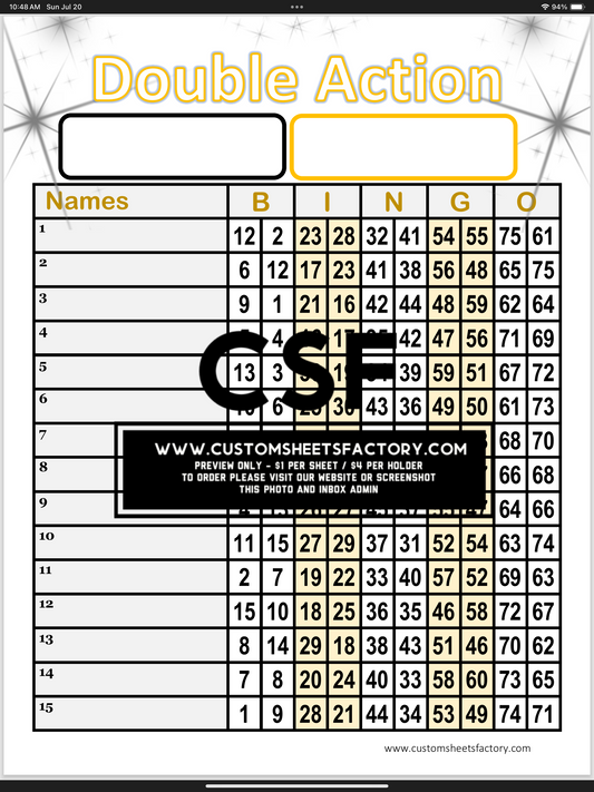 Double Action - 10 Boards