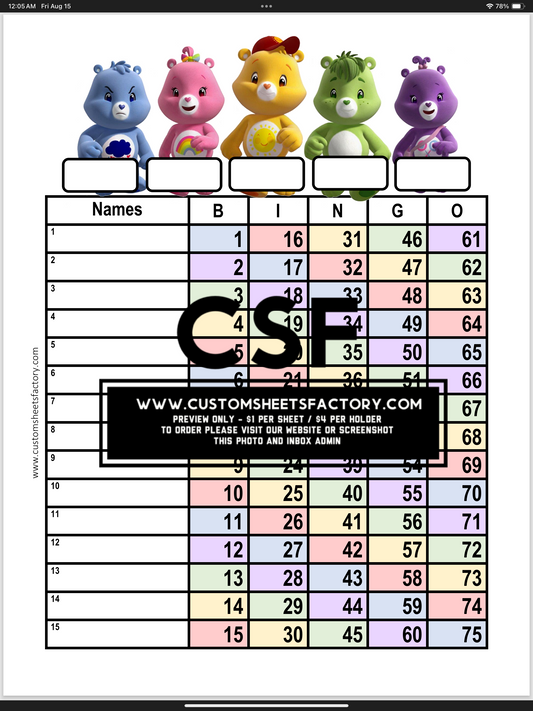 Rainbow Bears - Various Designs