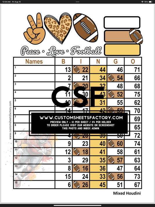 Peace Love & Football