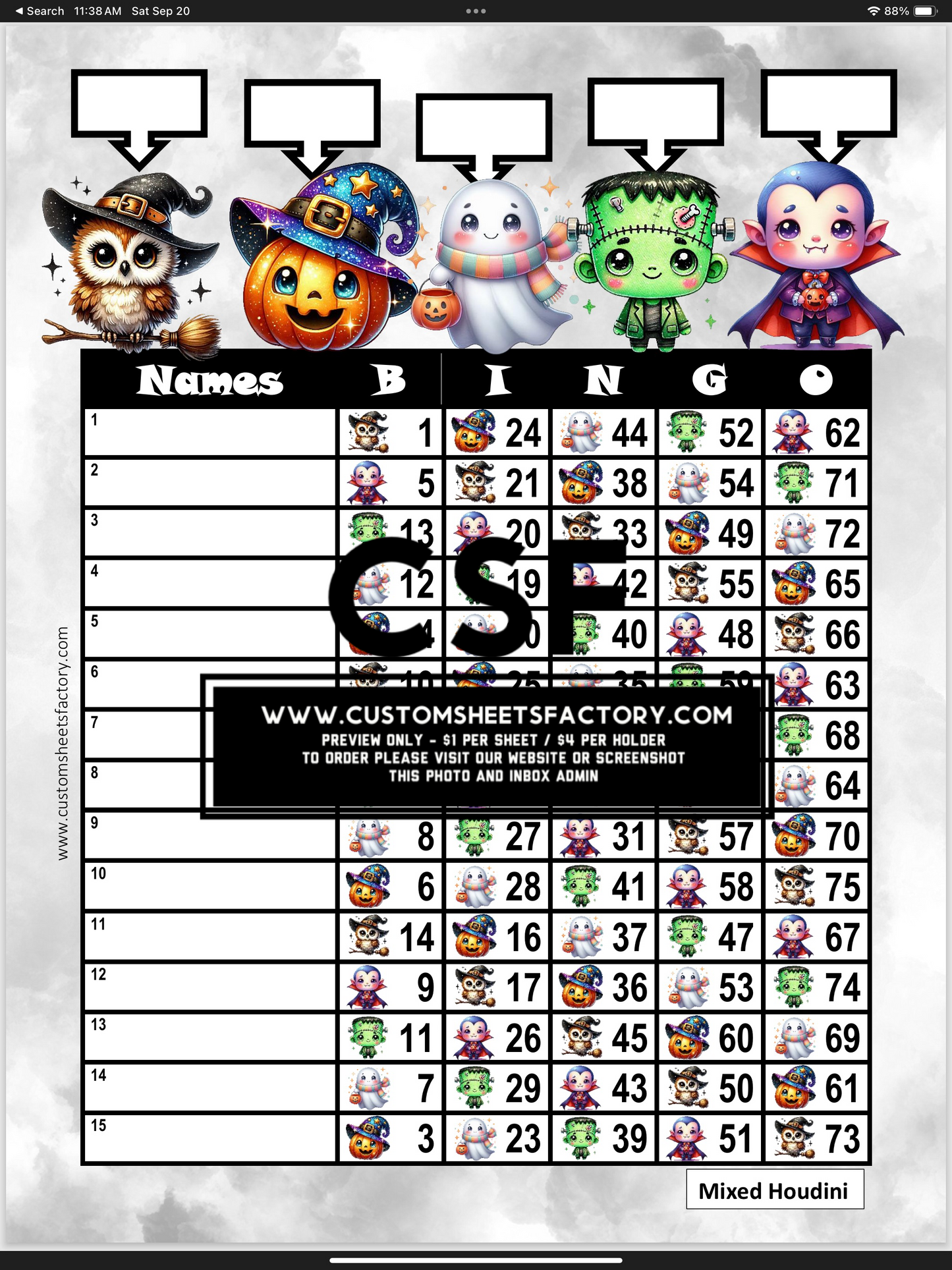 Owl Pump Ghost Frank Vamp