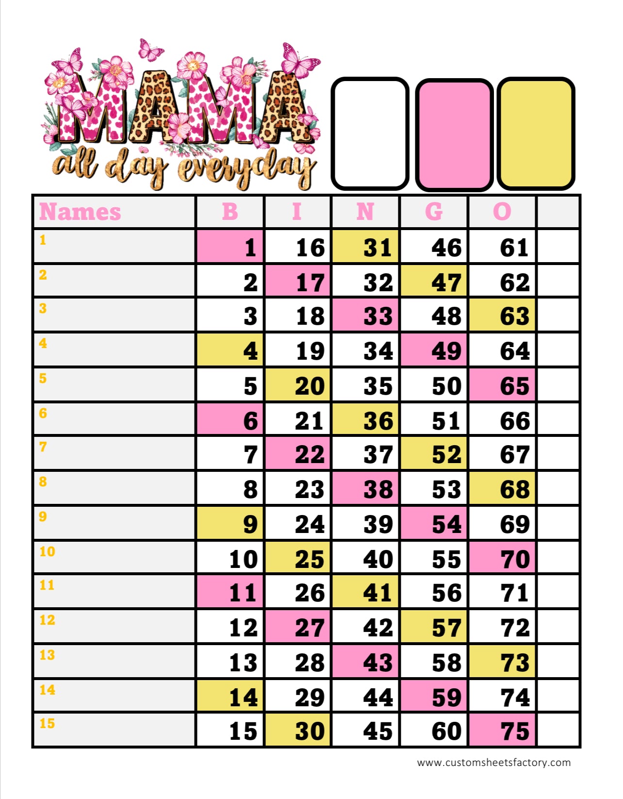 Mama All Day Everyday - Various Designs