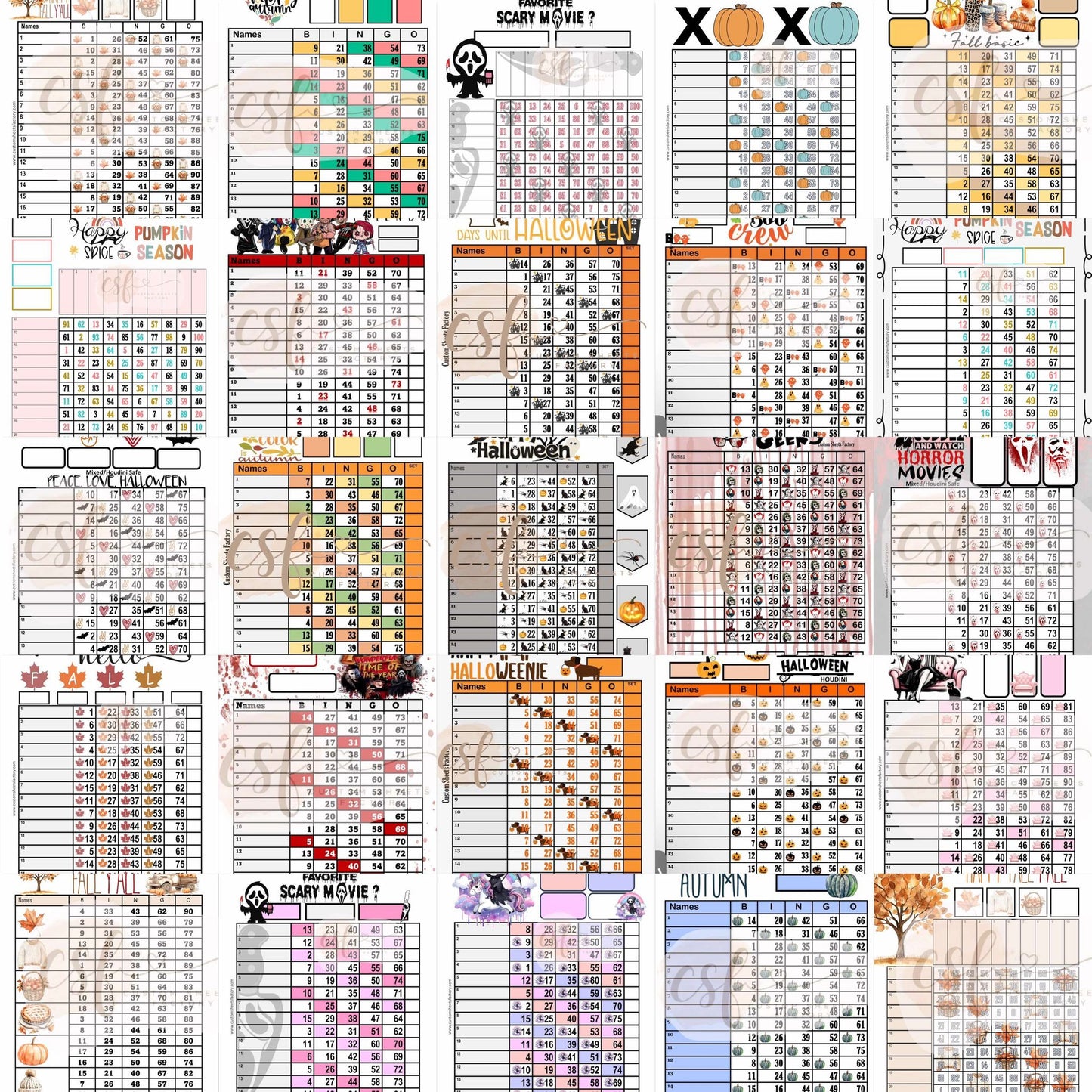 2024 Halloween Fall Bundle