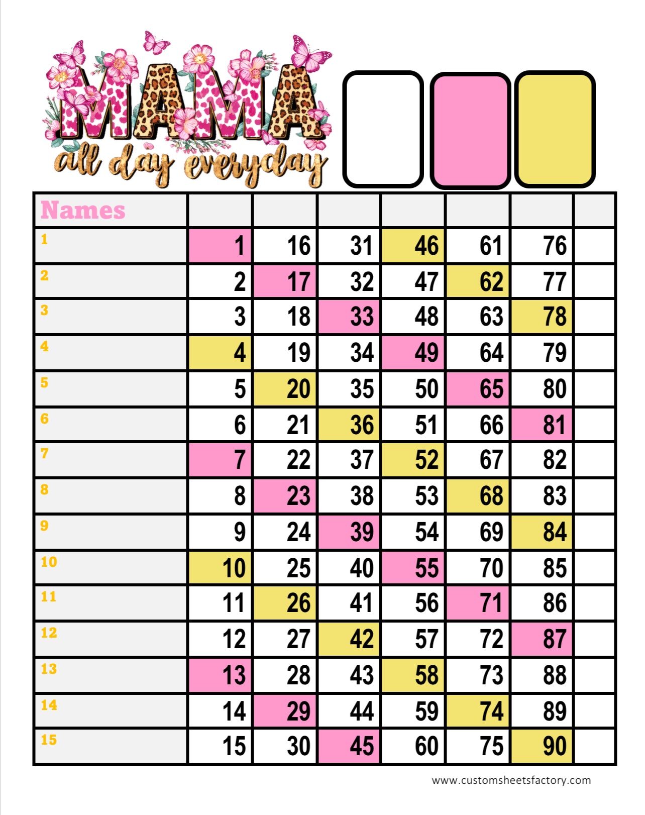 Mama All Day Everyday - Various Designs