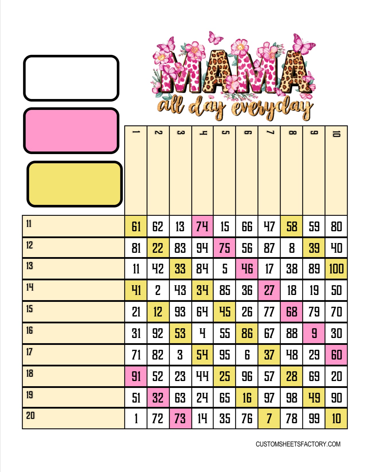 Mama All Day Everyday - Various Designs