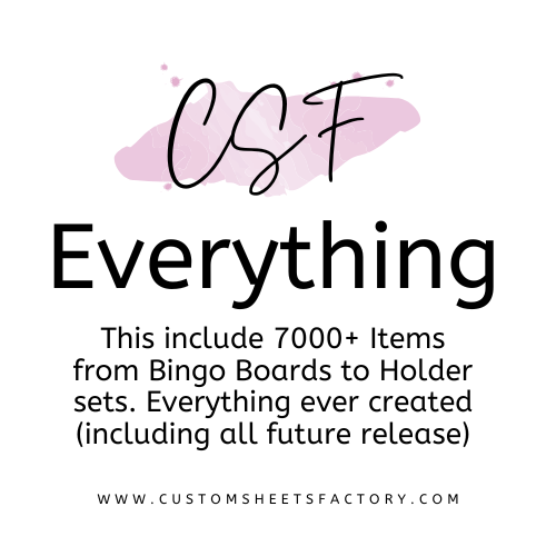CSF Everything.