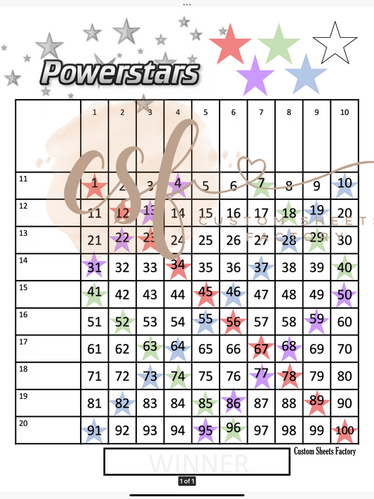 Powerstar Grid - 100 ball