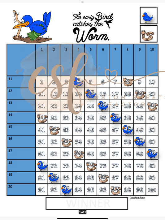 Early Bird Grid - 100 ball