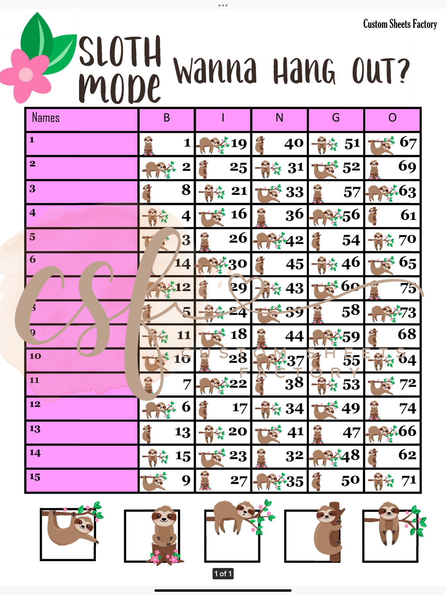 Wanna Hang - 15 Line - 75 Ball